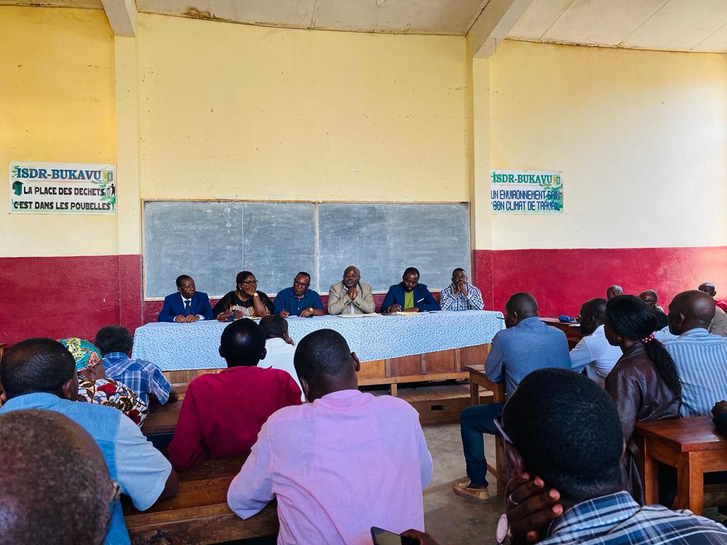 Le nouveau comité de gestion appelle la communauté de l’ISDR Bukavu au travail et à la paix
